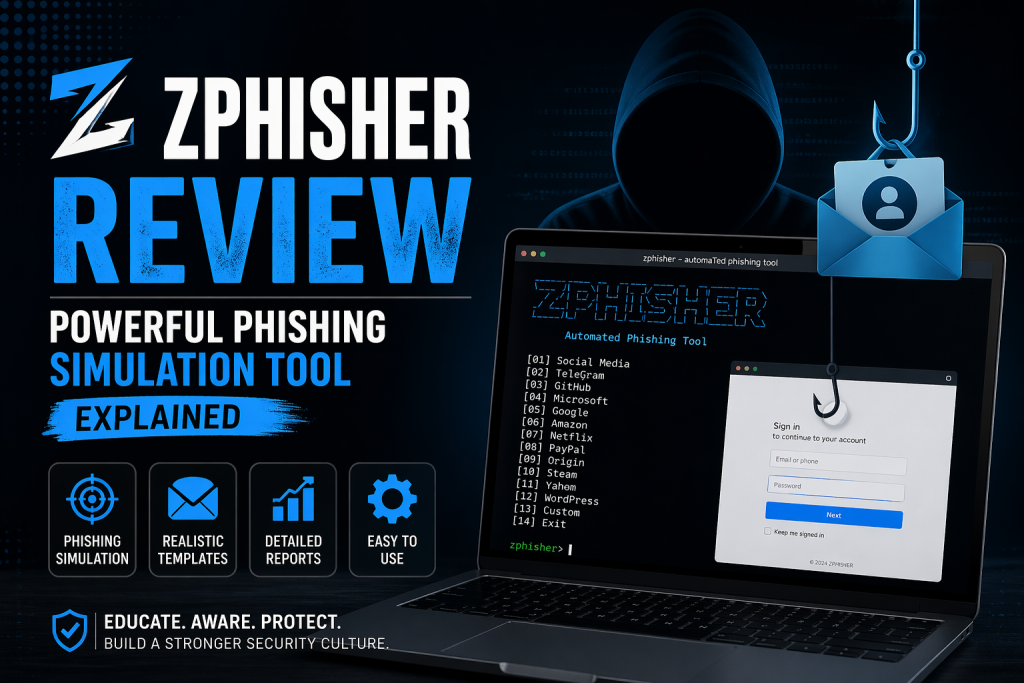 Zphisher Review – Powerful Phishing Simulation Tool Explained